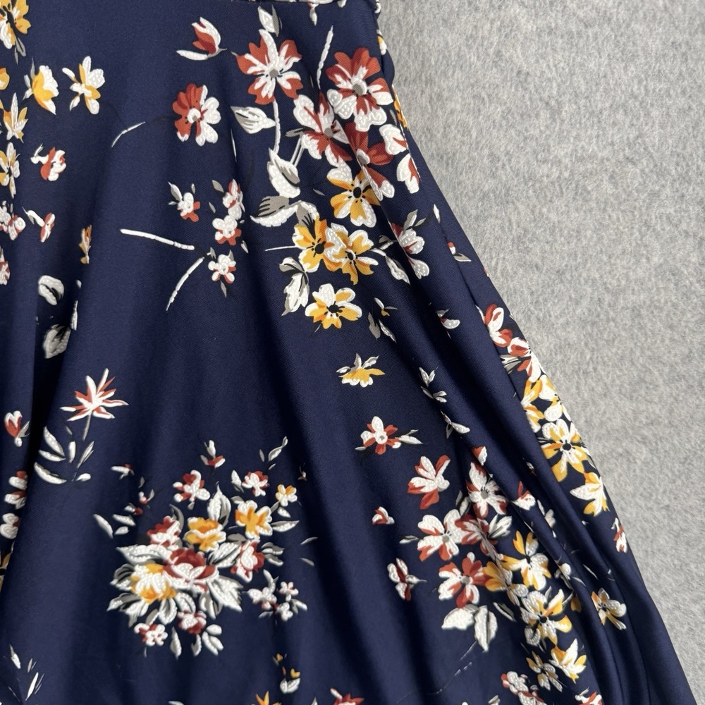 Fortune + Ivy Reign Floral Skater Dress Womens PM Navy NWT Stitch Fix - Picture 3 of 15
